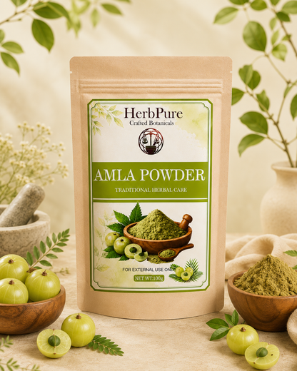 HerbPure Amla Powder – 100% Pure & Natural