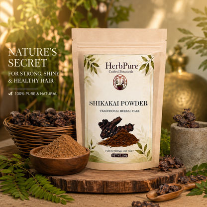 HerbPure Shikakai Powder – 100% Pure & Natural