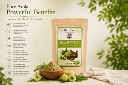 HerbPure Amla Powder – 100% Pure & Natural